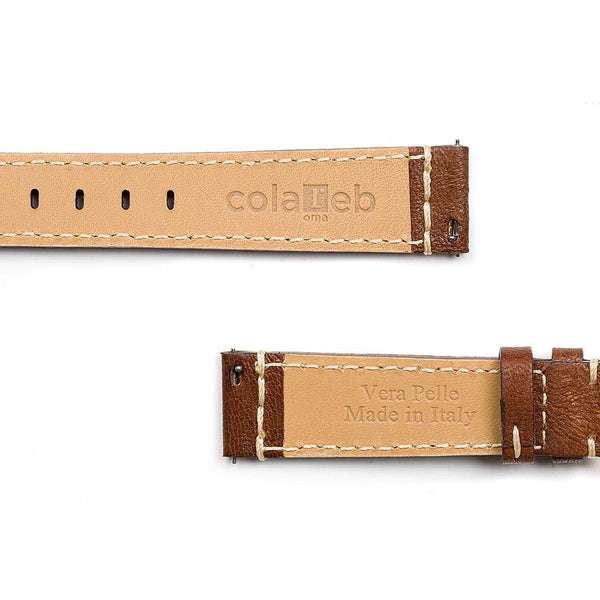ColaReb Parma Brown Sheepskin Leather Watch Strap - Holben's