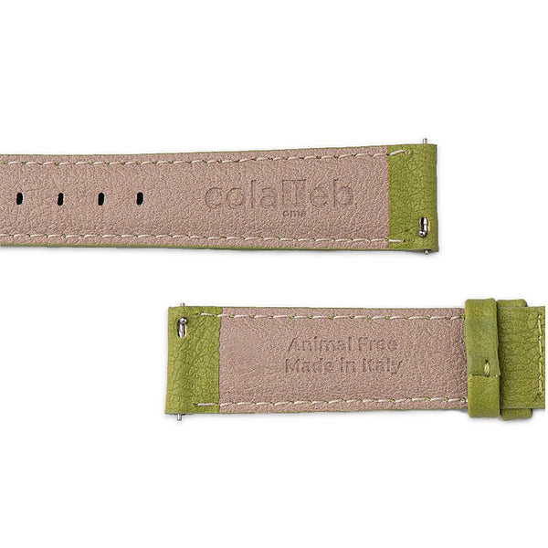 ColaReb Strapple Green Apple Skin Vegan Watch Strap - Holben's