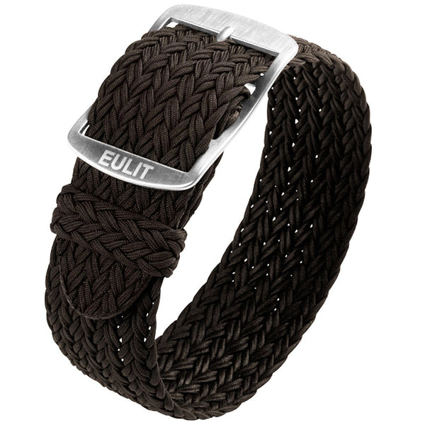 EULIT Perlon Atlantic Brown Watch Strap - Holben's