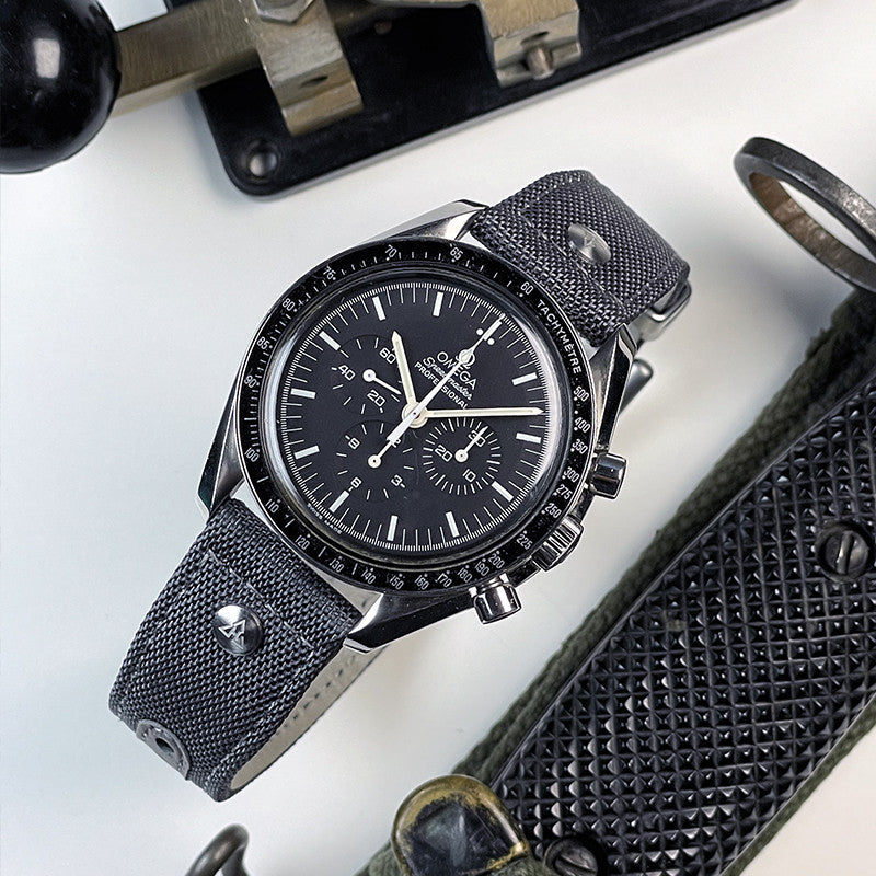 Haveston AAF Parkerized Grey Quick Release Watch Strap | Holben's