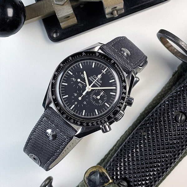 Haveston AAF Parkerized Grey Quick Release Watch Strap | Holben's