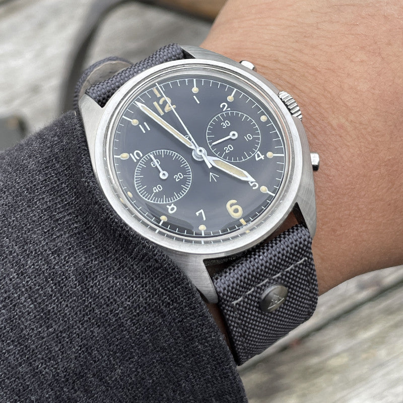 Haveston AAF Parkerized Grey Quick Release Watch Strap | Holben's