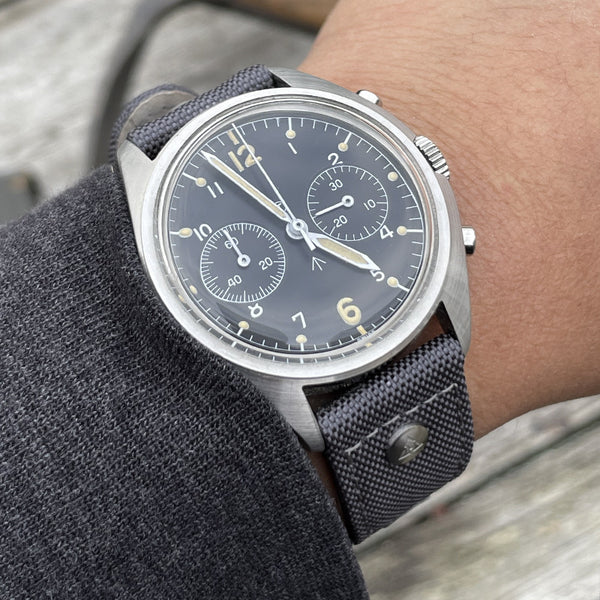 Haveston AAF Parkerized Grey Quick Release Watch Strap | Holben's