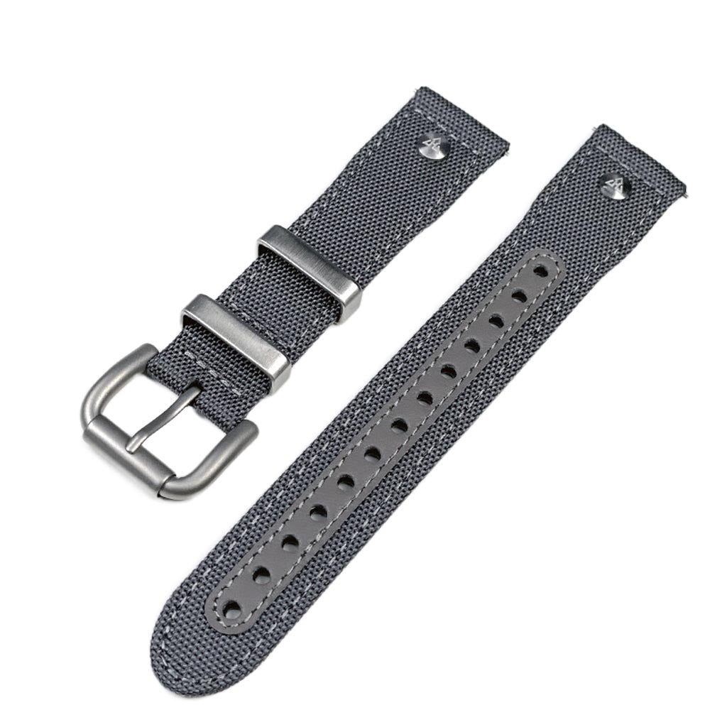 Haveston AAF Parkerized Grey Quick Release Watch Strap | Holben's
