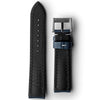 Artem Classic Sailcloth Blue White Stitch Watch Strap | Holben's