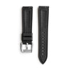 Artem HydroFlex Black Sailcloth FKM Rubber Watch Strap | Holben's