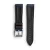 Artem HydroFlex Sailcloth FKM Rubber Navy Blue Watch Strap | Holben's