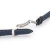 Artem HydroFlex Sailcloth FKM Rubber Blue White Stitch Watch Strap | Holben's