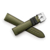 Artem HydroFlex Sailcloth FKM Rubber Green Watch Strap | Holben's