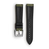 Artem HydroFlex Sailcloth FKM Rubber Green Watch Strap | Holben's