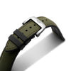 Artem HydroFlex Sailcloth FKM Rubber Green Watch Strap | Holben's