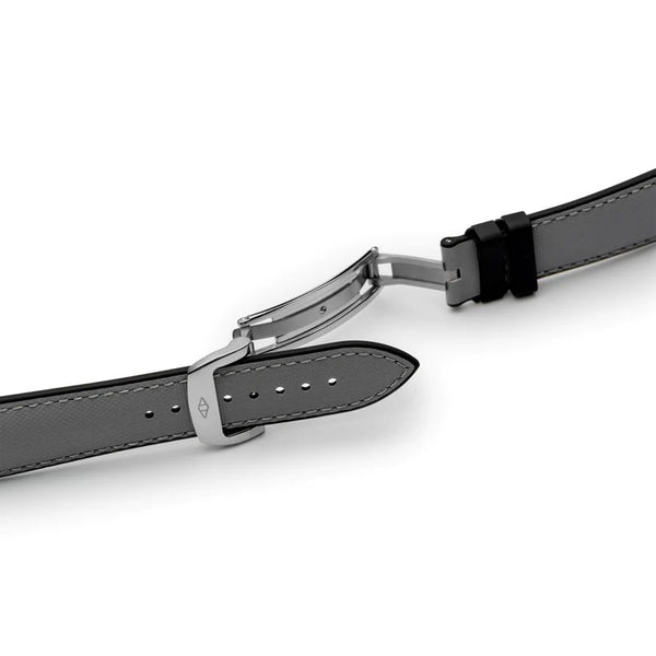 Artem HydroFlex Sailcloth FKM Rubber Grey Watch Strap | Holben's