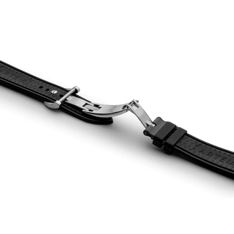 Artem HydroFlex Sailcloth FKM Rubber Grey Watch Strap | Holben's