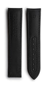 Artem Loop-Less Sailcloth Black Grey Stitch Watch Strap | Holben's