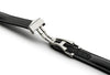Artem Loop-Less Sailcloth Black Grey Stitch Watch Strap | Holben's