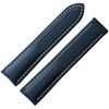 Artem Loop-Less Sailcloth Blue White Watch Strap | Holben's