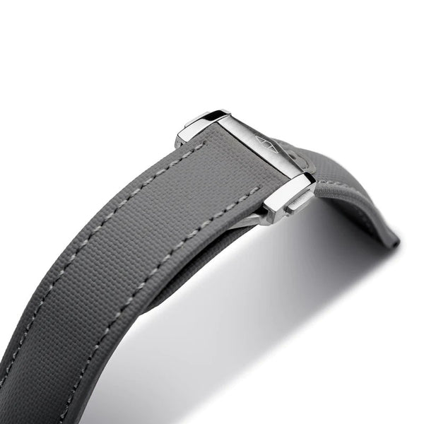 Artem Loop-Less Sailcloth Grey Watch Strap | Holben's