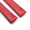 Artem Loop-Less HydroFlex Blood Moon Red Sailcloth Watch Strap | Holben's