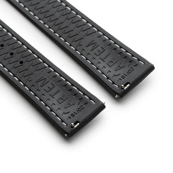 Artem Loop-Less HydroFlex Event Horizon Sailcloth Watch Strap | Holben's