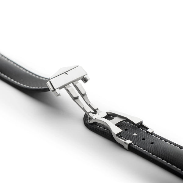 Artem Loop-Less HydroFlex Event Horizon Sailcloth Watch Strap | Holben's