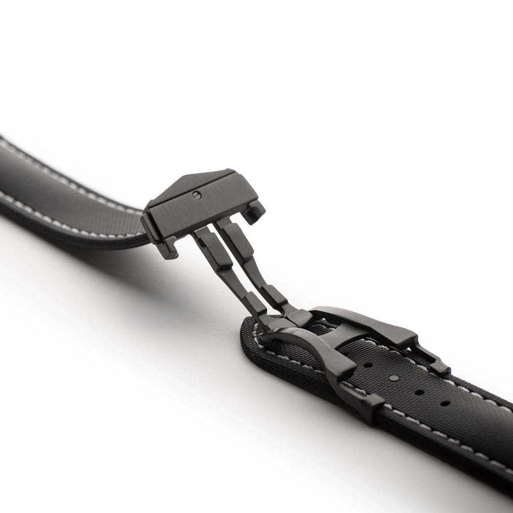Artem Loop-Less HydroFlex Event Horizon Sailcloth Watch Strap | Holben's