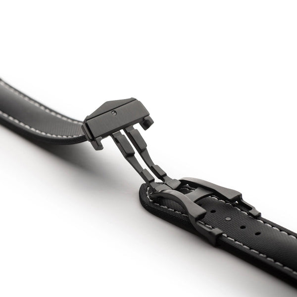 Artem Loop-Less HydroFlex Event Horizon Sailcloth Watch Strap | Holben's