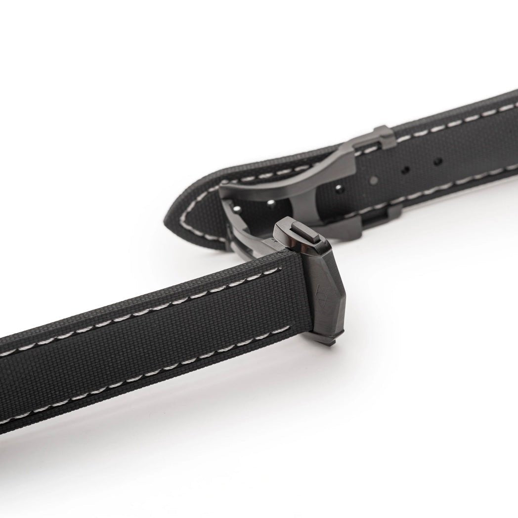 Artem Loop-Less HydroFlex Event Horizon Sailcloth Watch Strap | Holben's