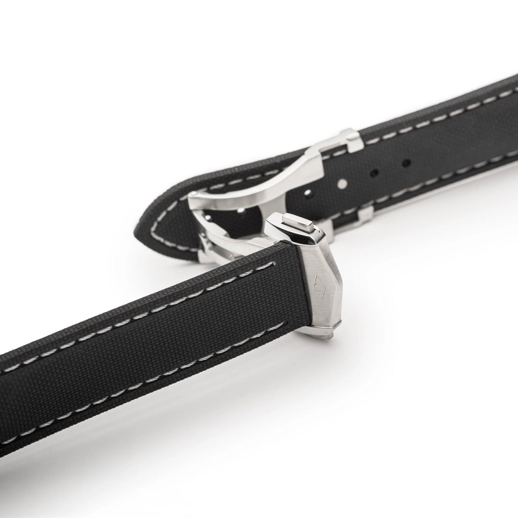 Artem Loop-Less HydroFlex Event Horizon Sailcloth Watch Strap | Holben's