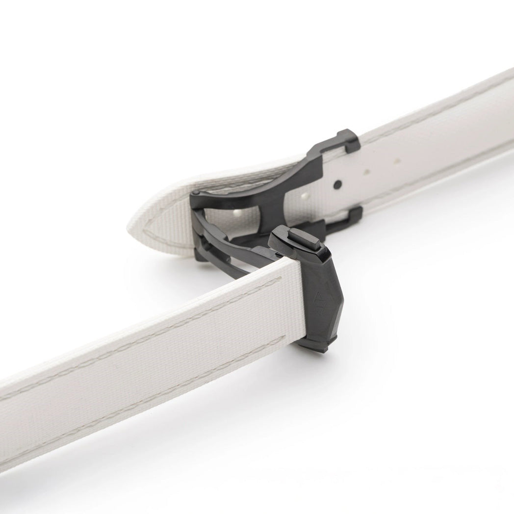 Artem Loop-Less HydroFlex Nova Light White Sailcloth Watch Strap | Holben's