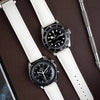 Artem Loop-Less HydroFlex Nova Light White Sailcloth Watch Strap | Holben's