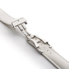 Artem Loop-Less HydroFlex Nova Light White Sailcloth Watch Strap | Holben's