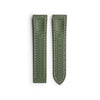 Artem Loop-Less HydroFlex Orbital Moss Green Sailcloth Watch Strap | Holben's