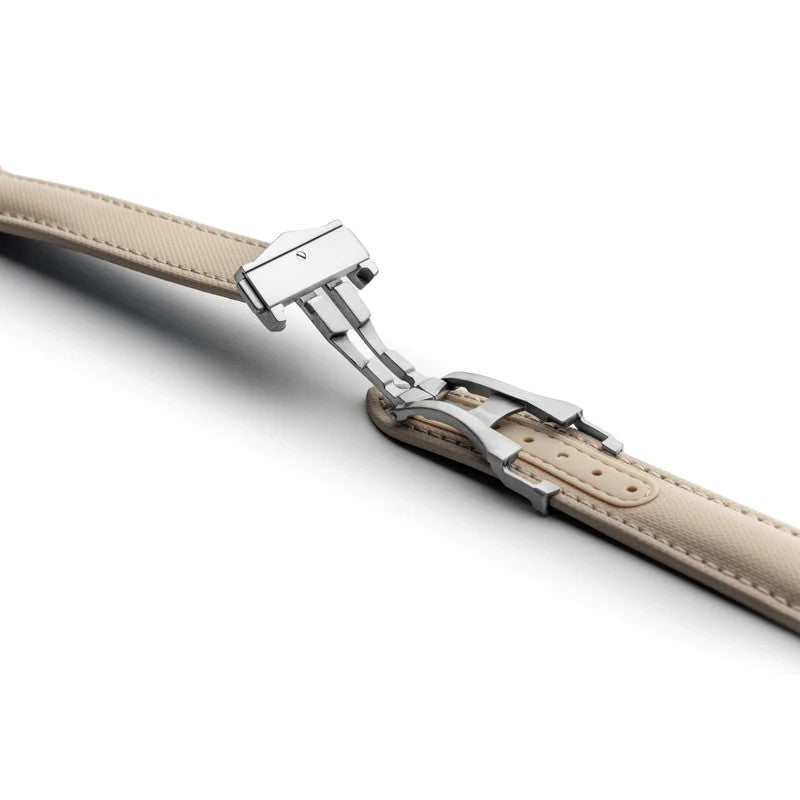 Artem Loop-Less Sailcloth Sand Beige Watch Strap | Holben's