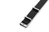 Artem NATO Black Nylon Watch Strap | Holben's