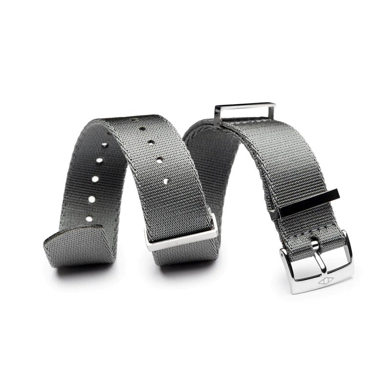 Artem NATO Grey Nylon Watch Strap | Holben's