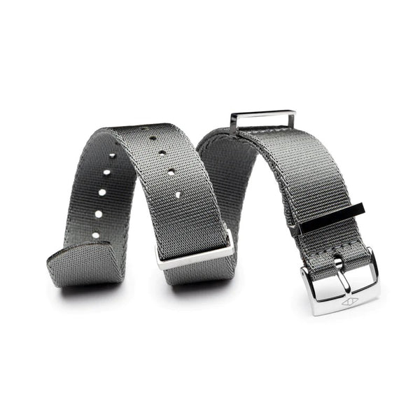 Artem NATO Grey Nylon Watch Strap | Holben's