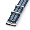 Artem NATO Summer Blue Nylon Watch Strap | Holben's