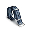 Artem NATO Summer Blue Nylon Watch Strap | Holben's