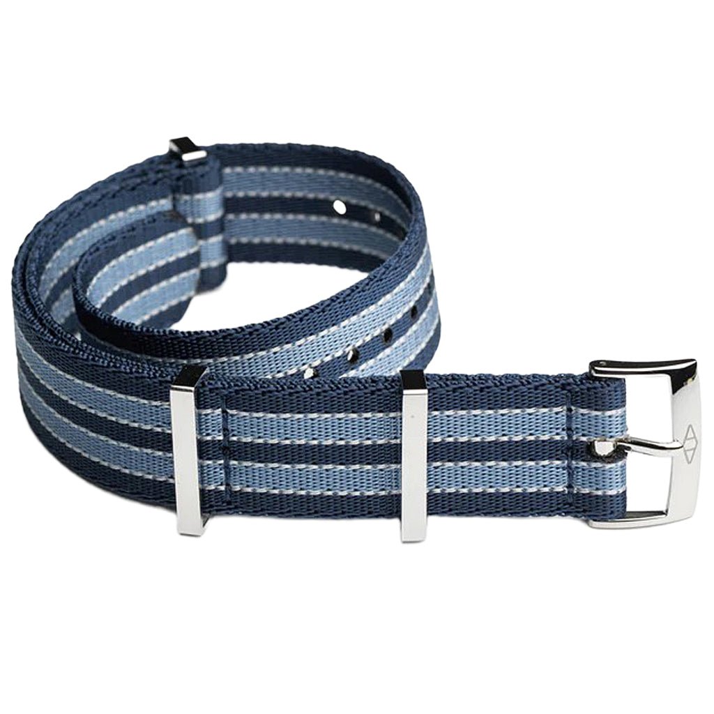 Artem NATO Summer Blue Nylon Watch Strap | Holben's