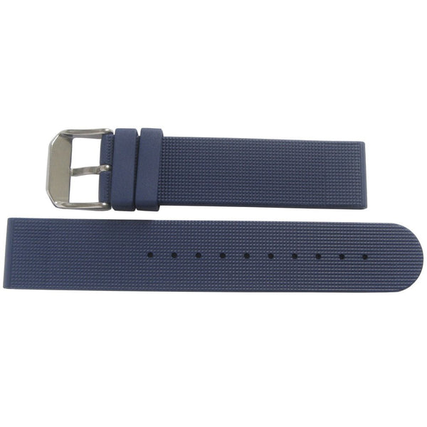 Bonetto Cinturini Rubber Watch Strap 270 Blue 294 -Holben's
