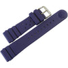 Bonetto Cinturini 284 Blue Rubber Watch Strap - Holben's