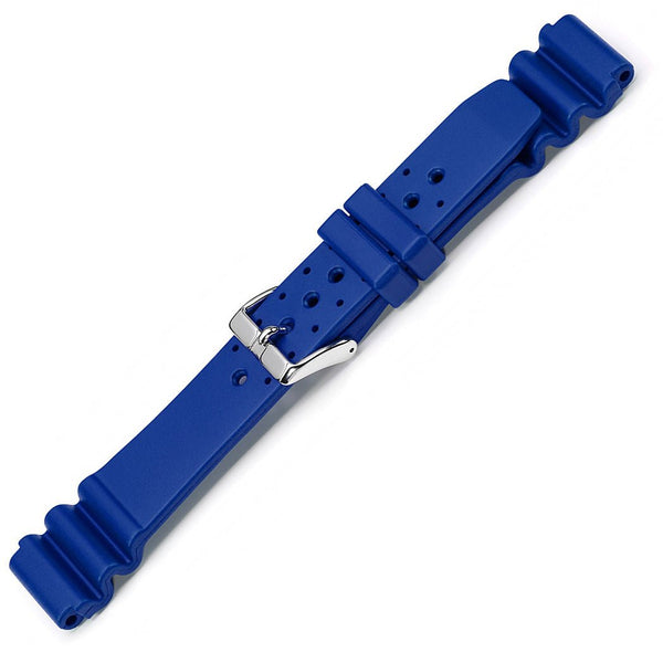 Bonetto Cinturini 285 Royal Blue Rubber Watch Strap - Holben's