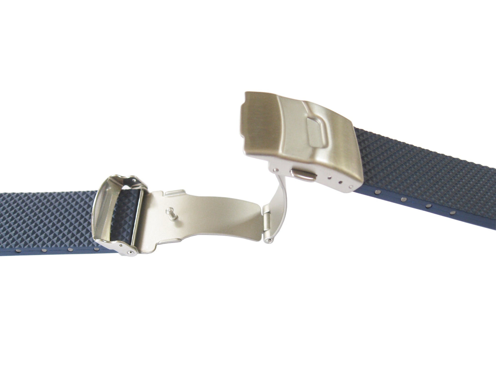 Bonetto Cinturini 300D Blue 294 Rubber Watch Strap - Holben's