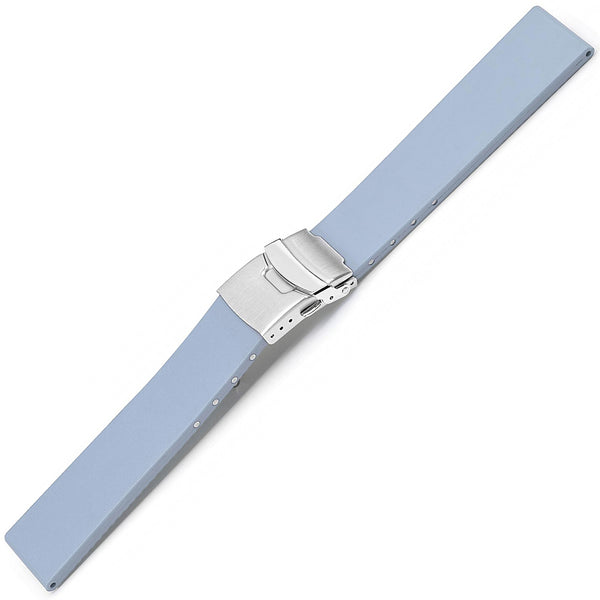 Bonetto Cinturini 300L Light Blue NBR Rubber Watch Strap | Holben's