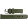 Bonetto Cinturini 317 Green N Rubber Watch Strap - Holben's