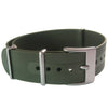 Bonetto Cinturini 328 Green N Rubber NATO Watch Strap - Holben's