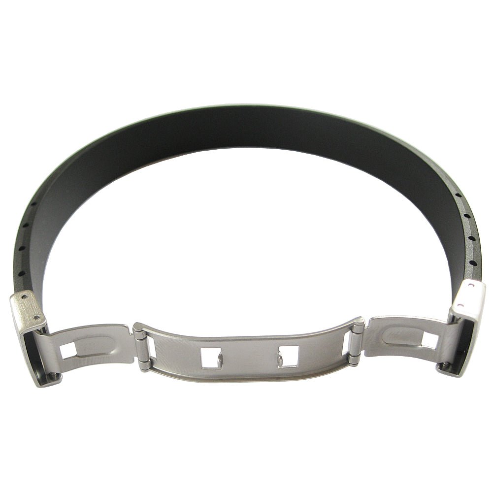 Bonetto Cinturini BON 4 Black Rubber Bracelet-Holben's