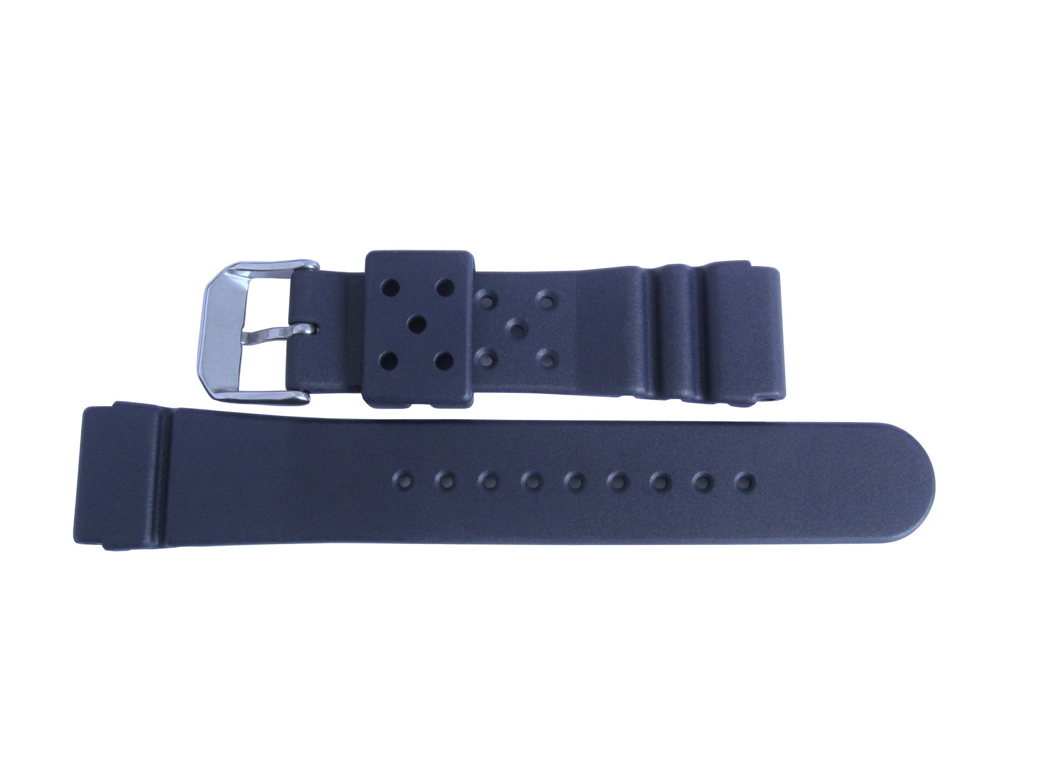 Bonetto Cinturini 284 Blue 294 Rubber Watch Strap - Holben's
