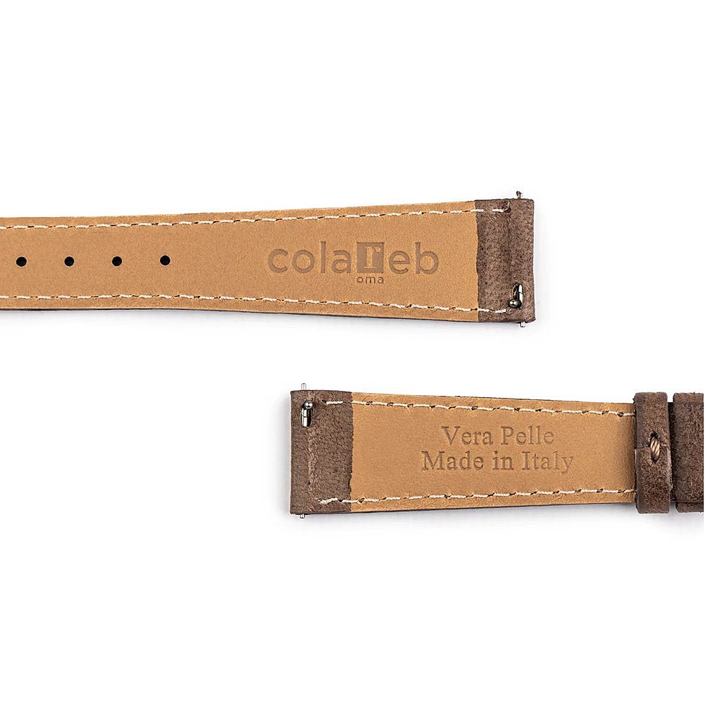 ColaReb Bologna Brown Sheepskin Leather Watch Strap - Holben's