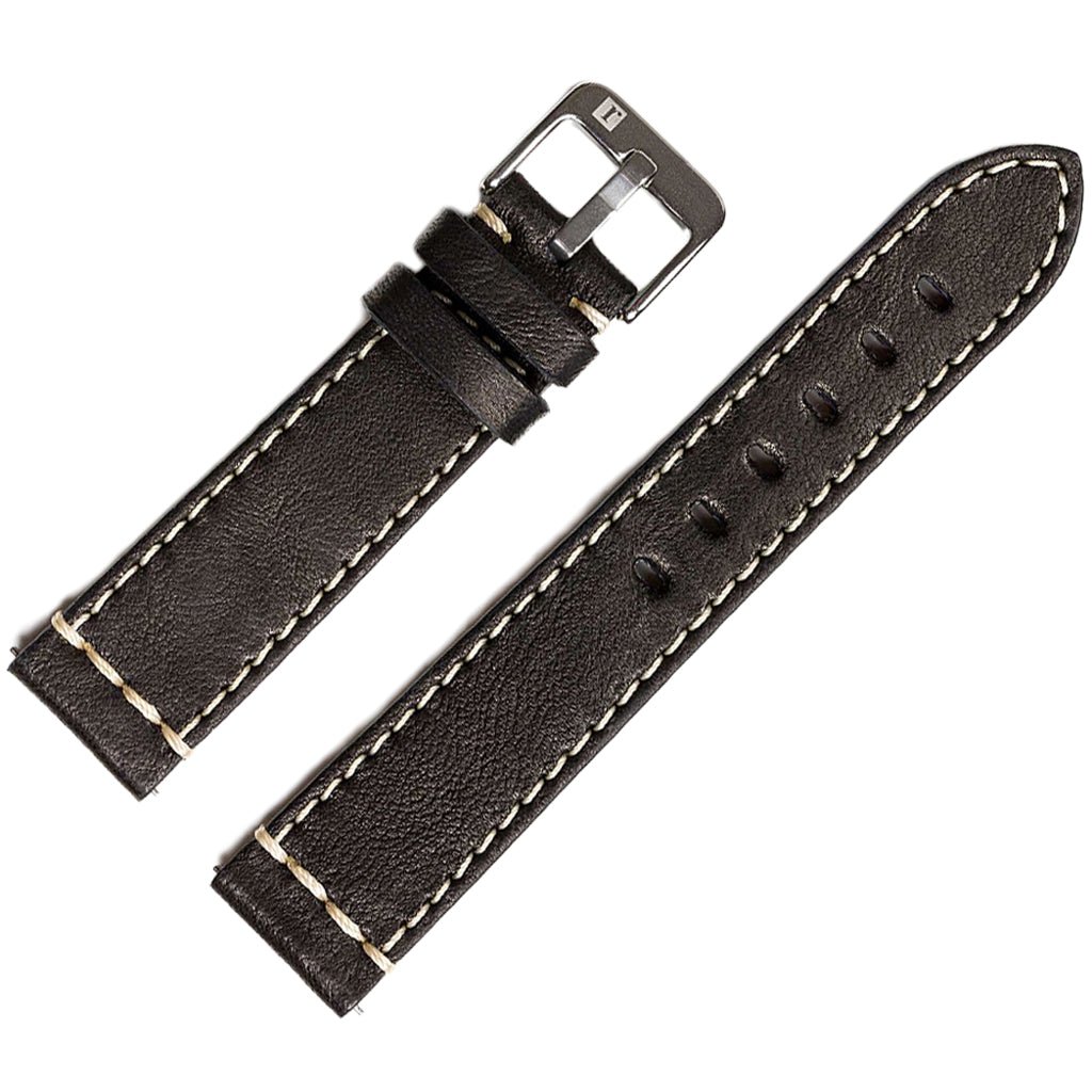 ColaReb Parma Black Sheepskin Leather Watch Strap - Holben's